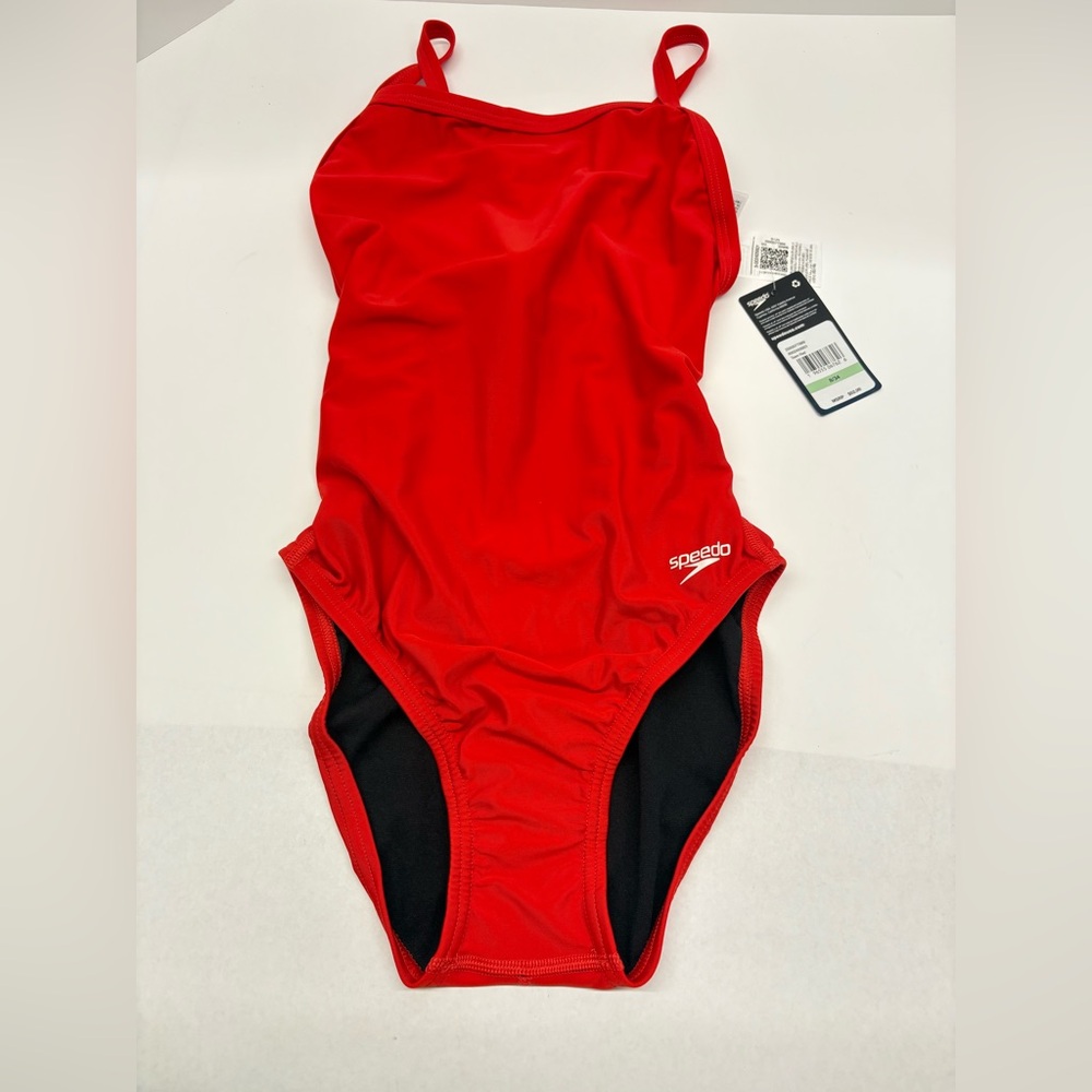 Speedo Red Women's One Piece Swimsuit